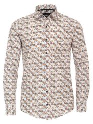 CASAMODA Koszula w kolorze kremowym rozmiar: 3XL. Brązowe koszule męskie CASAMODA, xl, bez wzorów, bez kołnierzyka, bez ramiączek. Za 87.81 zł.