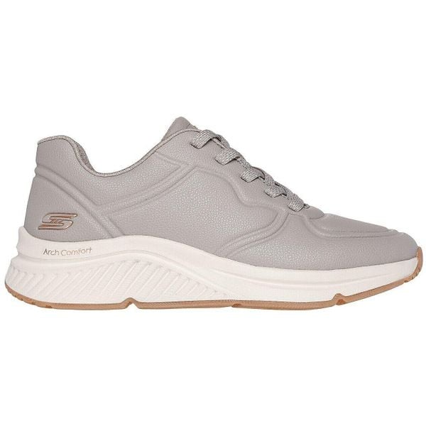 Buty sportowe damskie Skechers Bobs Arch Comfort B. Szare buty sportowe na co dzień damskie Skechers, bez wzorów, trekkingowe, Skechers Sport. Za 390.00 zł.