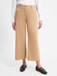 Weekend Max Mara spodnie materiałowe - Urial Kobiety Bawełna beżowy, 40. Brązowe spodnie materiałowe damskie Weekend Max Mara, bez wzorów, z bawełny, biznesowe. Za 599.95 zł.