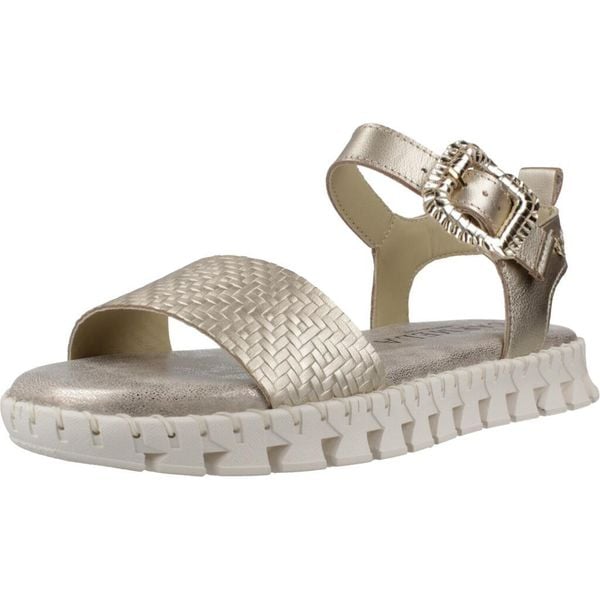 Sandały CARMELA 163266C Złoty. Żółte obuwie trekkingowe damskie Carmela, bez wzorów, ze skóry, bez obcasa. Za 317.99 zł.