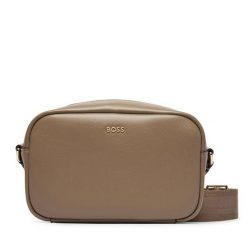 Torebka BOSS. Brązowe torebki klasyczne damskie Boss, bez wzorów, bez dodatków. Za 449.99 zł.