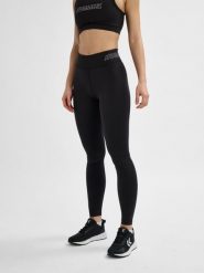 Damskie legginsy Hummel. Zielone legginsy sportowe damskie HUMMEL, l, bez wzorów, z dżerseju, na fitness i siłownię. Za 175.00 zł.