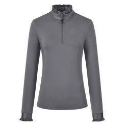 Damska koszulka jeździecka z długim rękawem Imperial Riding Anna. Szare koszulki dziewczęce IMPERIAL RIDING, m, bez wzorów, bez ramiączek. Za 265.00 zł.