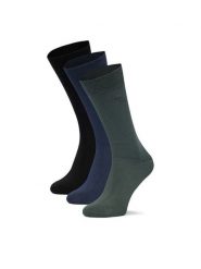 Gino Rossi Skarpety długie CEO_AS_GR_01_W_AW25 (3-pack). Granatowy. Niebieskie skarpetki męskie Gino Rossi, bez wzorów, z bawełny. Za 39.99 zł.