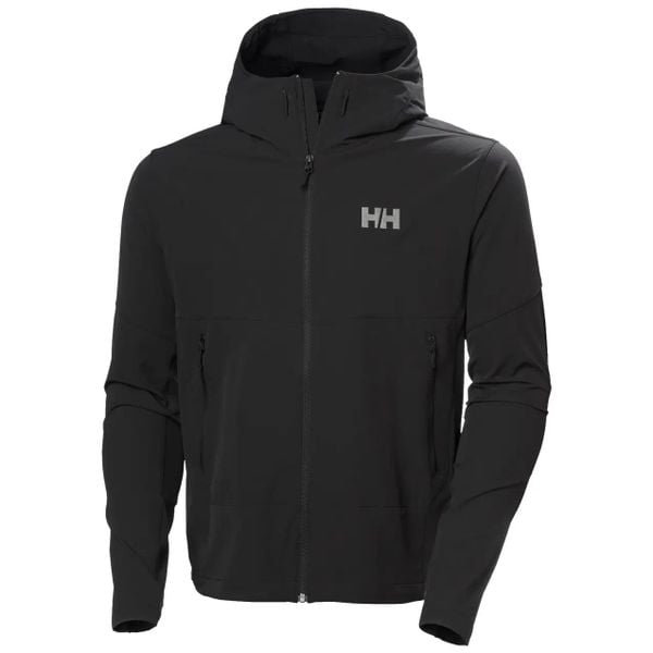Kurtka wodoodporna z kapturem Helly Hansen Blaze Softshell. Czarne kurtki męskie Helly Hansen, l, bez wzorów, z elastanu, z kapturem. Za 755.00 zł.