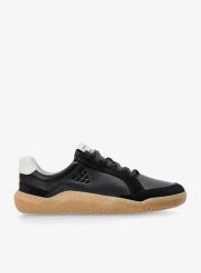 Buty outdoor Vivobarefoot Gobi II Sneaker Leather. Czarne buty trekkingowe męskie VIVOBAREFOOT, z bawełny, bez zapięcia, outdoorowe. Za 846.99 zł.