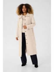 Kaffe Płaszcz przejściowy w kolorze beżowym rozmiar: 44. Brązowe płaszcze damskie Kaffe, bez wzorów, z tkaniny. Za 295.99 zł.