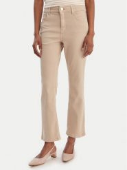 Marella Spodnie materiałowe Sfinge 2615131261 Beżowy Slim Fit. Brązowe spodnie materiałowe damskie Marella, bez wzorów, z materiału. Za 479.99 zł.