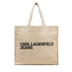 Torebka KARL LAGERFELD. Brązowe torebki klasyczne damskie Karl Lagerfeld, bez wzorów, bez dodatków. Za 149.99 zł.