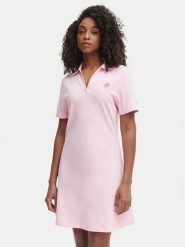 Tommy Hilfiger Sukienka codzienna WW0WW48749 Różowy jasny Regular Fit. Czerwone sukienki damskie Tommy Hilfiger, na co dzień, l, bez wzorów, z bawełny, bez kołnierzyka, bez ramiączek, proste. Za 409.99 zł.