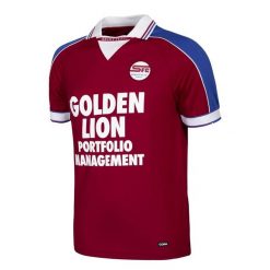 Koszulka retro piłkarska dla dorosłych - Servette FC 1998-99 - Czerwony. Czerwone t-shirty sportowe męskie COPA FOOTBALL, bez ramiączek, do piłki nożnej. Za 298.21 zł.