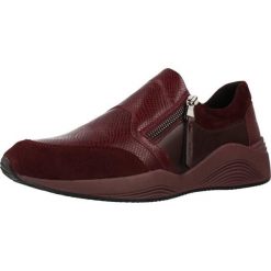 Buty GEOX D OMAYA Bordeaux. Czerwone obuwie trekkingowe damskie Geox. Za 381.99 zł.