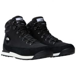 Buty turystyczne męskie The North Face M B2B IV Textile WP. Czarne buty trekkingowe męskie The North Face, bez zapięcia, trekkingowe. Za 637.00 zł.