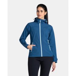 Damska kurtka softshell Kilpi RAVIA-W. Czarne kurtki damskie Kilpi, xs, bez wzorów, z softshellu, bez kaptura. Za 318.77 zł.