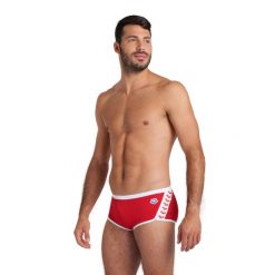 Slipki pływackie męskie Arena Icons. Białe kąpielówki męskie Arena, m, bez wzorów, z materiału, do pływania. W wyprzedaży za 119.99 zł.