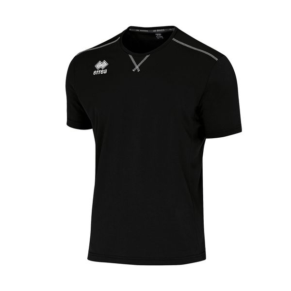 T-Shirt Errea Everton Maglia Mc Mkit Nero Dorośli. Czarne t-shirty męskie ERREA, m, bez wzorów, z materiału, bez kołnierzyka. Za 156.00 zł.