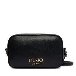 Torebka Liu Jo. Czarne listonoszki damskie Liu Jo, bez wzorów, bez dodatków. Za 469.99 zł.