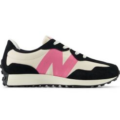 Buty New Balance GS327VL czarne. Czarne buty sportowe na co dzień damskie bez wzorów, z gumy. Za 415.67 zł.