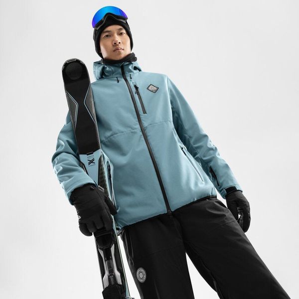 Męska kurtka snowboardowa Sporty zimowe Siroko W2 Beluga. Niebieskie kurtki męskie SIROKO, na zimę, m, bez wzorów, z softshellu, sportowe, bez kaptura. W wyprzedaży za 336.00 zł.