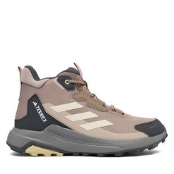 Trekkingi adidas. Brązowe obuwie trekkingowe damskie Adidas. Za 439.99 zł.