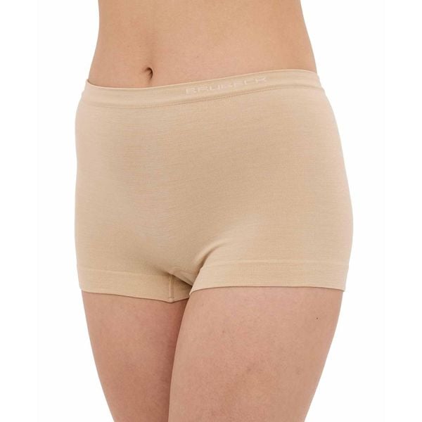 Bokserki damskie classic z wełną Brubeck COMFORT MERINO. Brązowe bokserki i panty damskie Brubeck, s, bez wzorów, z elastanu. Za 61.99 zł.