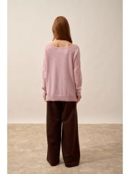 Just Cashmere Kaszmirowy sweter "Karen" w kolorze jasnoróżowym rozmiar: M. Różowe swetry klasyczne damskie Just Cashmere, m, z kaszmiru, bez kołnierzyka. Za 347.99 zł.
