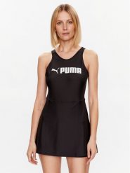 Puma Sukienka codzienna Training 523081 Czarny Tight Fit. Czarne sukienki damskie Puma, na co dzień, l, bez wzorów, z syntetyku, sportowe, bez kołnierzyka, bez ramiączek, proste. Za 139.99 zł.