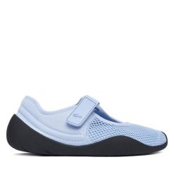 Baleriny Lacoste. Niebieskie baleriny damskie Lacoste, bez wzorów, bez obcasa. Za 455.99 zł.