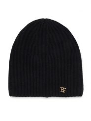 Elisabetta Franchi Czapka BE-04C-67E2 Czarny. Czarne czapki zimowe damskie Elisabetta Franchi, z kaszmiru. Za 689.99 zł.