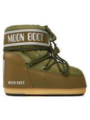 Moon Boot Śniegowce 80D1409340 Khaki. Brązowe buty zimowe męskie Moon Boot, ze skóry, bez zapięcia. Za 759.99 zł.
