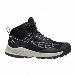 Buty KEEN Nxis Evo Mid Wp Glass KE-1025911 czarne. Czarne obuwie trekkingowe damskie . Za 682.71 zł.