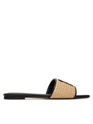 Nine West Klapki SMRL393661 Beżowy. Brązowe klapki damskie Nine West, bez wzorów, z syntetyku, bez obcasa. Za 149.99 zł.