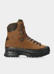 Buty trekkingowe męskie Hanwag Alaska Wide GTX. Brązowe buty trekkingowe męskie Hanwag, na zimę, z gore-texu, przed kolano, bez zapięcia, trekkingowe, gore-tex. Za 1,403.65 zł.