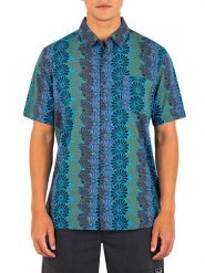 Hurley Koszula w kolorze zielono-niebieskim rozmiar: XL. Niebieskie koszule męskie Hurley, xl, bez wzorów, z bawełny, bez kołnierzyka, bez ramiączek. Za 100.99 zł.