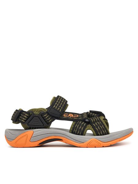 CMP Trekkingi Hamal 38Q9954 Zielony. Zielone sandały chłopięce CMP, z materiału, bez zapięcia. Za 159.99 zł.