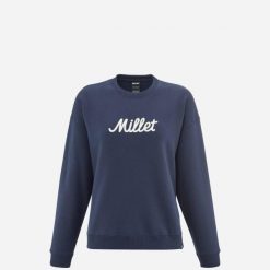 Bluza damska MILLET Chamonix Sweat Crneck W. Niebieskie bluzy sportowe damskie Millet, xs, z bawełny. Za 259.00 zł.