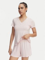 Ysabel Mora Piżama 10823 Różowy jasny Regular Fit. Czerwone piżamy damskie ysabel mora, m, bez wzorów, z wiskozy, bez ramiączek. Za 199.99 zł.