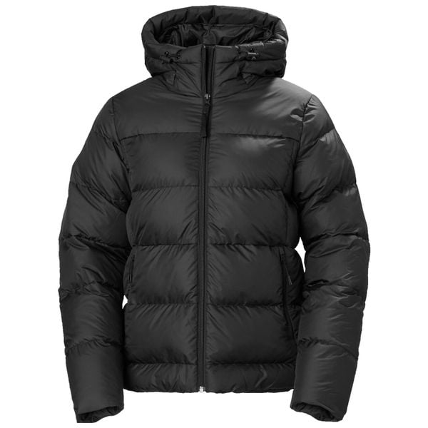 Damska kurtka puchowa Helly Hansen Active. Czarne kurtki damskie Helly Hansen, m, bez wzorów, z puchu, bez kaptura. W wyprzedaży za 848.85 zł.