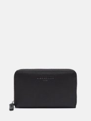 Liebeskind Berlin Skórzany portfel w kolorze czarnym - 15 x 9 x 2 cm rozmiar: onesize. Czarne portfele damskie LIEBESKIND BERLIN, bez wzorów, z materiału. Za 290.57 zł.