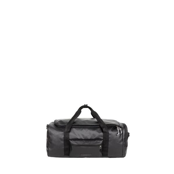 Torba typu duffle Eastpak Tarp Duffl'r M. Czarne torebki klasyczne damskie Eastpak, bez wzorów, bez dodatków. W wyprzedaży za 358.00 zł.