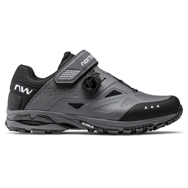 Buty Northwave Spider Plus 3. Szare buty trekkingowe męskie Northwave, bez zapięcia, rowerowe. Za 670.00 zł.