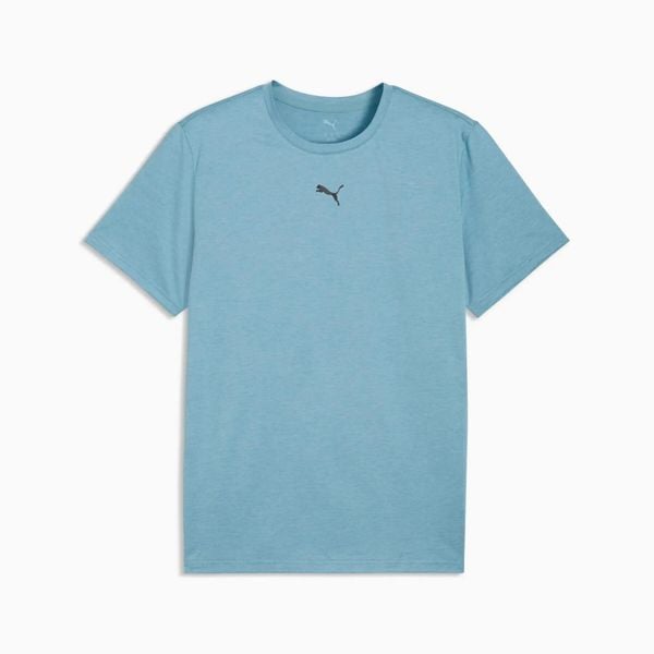 Koszulka sportowa męska Puma TAD ESSENTIALS HEATHER CAT 52592099. Niebieskie t-shirty sportowe męskie Puma, l, z dzianiny, bez ramiączek, na fitness i siłownię. Za 75.87 zł.