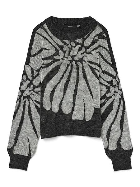 Vero Moda Sweter w kolorze antracytowym rozmiar: XL. Czarne swetry klasyczne damskie Vero Moda, xl, bez kołnierzyka. Za 108.74 zł.