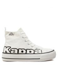 Kappa Trampki YL201408 Biały. Białe trampki i tenisówki damskie Kappa, bez wzorów, z materiału. Za 129.99 zł.