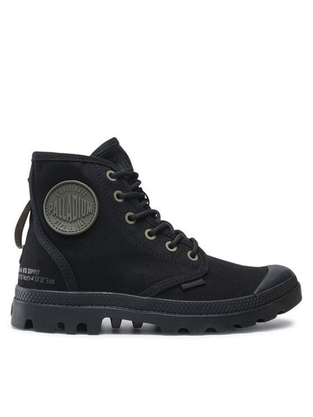Palladium Trapery Pampa Hi Htg Supply 77356-001-M Czarny. Czarne buty zimowe męskie Palladium, z materiału, bez zapięcia. Za 279.99 zł.