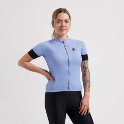 Koszulka rowerowa damska Rogelli Modesta. Czarne topy sportowe damskie Rogelli, l, bez wzorów, z materiału, bez ramiączek. Za 199.00 zł.
