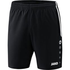 -. Czarne szorty sportowe męskie Jako, xl, z poliesteru, na fitness i siłownię. Za 127.15 zł.