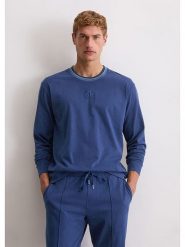 Marc O´Polo Bluza w kolorze fioletowym rozmiar: XL. Różowe bluzy bez kaptura męskie xl, z bawełny. Za 131.43 zł.