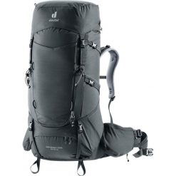 Deuter Plecak trekkingowy damski Aircontact Core 55+10 SL graphite. Szare plecaki damskie Deuter, bez wzorów, z materiału, klasyczne. Za 1,579.00 zł.