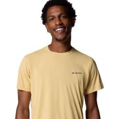 Koszulka sportowa męska Columbia Zero Rules. Czarne t-shirty sportowe męskie Columbia, l, z poliesteru, bez ramiączek, trekkingowe. Za 239.00 zł.